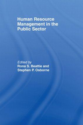 Imagen del vendedor de Beattie, R: Human Resource Management in the Public Sector a la venta por moluna