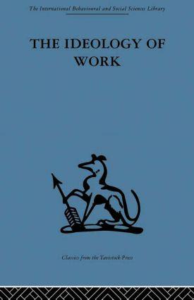 Image du vendeur pour The Ideology of Work mis en vente par moluna