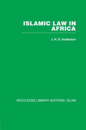 Bild des Verkufers fr Islamic Law in Africa zum Verkauf von moluna