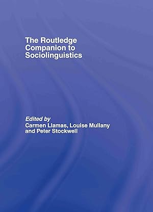 Seller image for The Routledge Companion to Sociolinguistics for sale by moluna