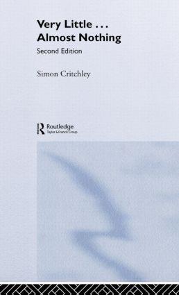 Immagine del venditore per Critchley, S: Very Little . Almost Nothing venduto da moluna