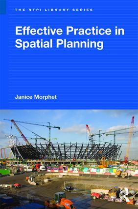 Bild des Verkufers fr Morphet, J: Effective Practice in Spatial Planning zum Verkauf von moluna
