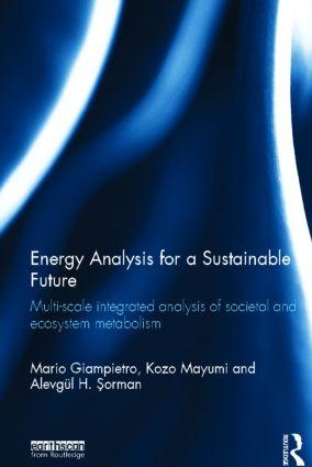 Bild des Verkufers fr Giampietro, M: Energy Analysis for a Sustainable Future zum Verkauf von moluna