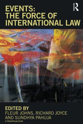Bild des Verkufers fr Events: The Force of International Law zum Verkauf von moluna
