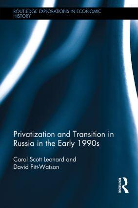 Bild des Verkufers fr Privatization and Transition in Russia in the Early 1990s zum Verkauf von moluna