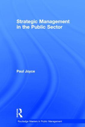 Seller image for Joyce, P: Strategic Management in the Public Sector for sale by moluna