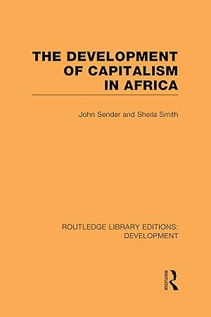 Seller image for The Development of Capitalism in Africa for sale by moluna