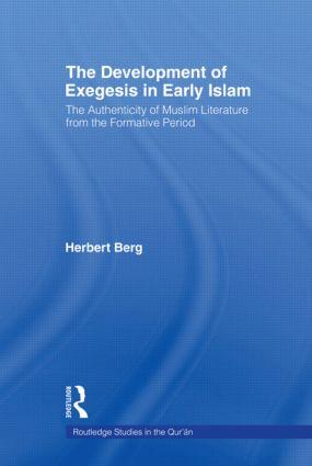 Seller image for Berg, H: Development of Exegesis in Early Islam for sale by moluna