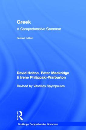Seller image for Holton, D: Greek: A Comprehensive Grammar of the Modern Lang for sale by moluna