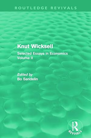 Immagine del venditore per Sandelin, B: Knut Wicksell (Routledge Revivals) venduto da moluna