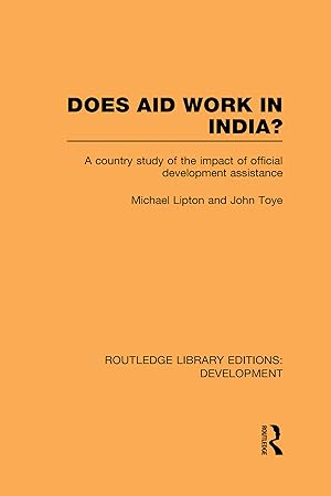 Seller image for Does Aid Work in India? for sale by moluna