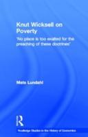 Seller image for Lundahl, M: Knut Wicksell on the Causes of Poverty and it s for sale by moluna