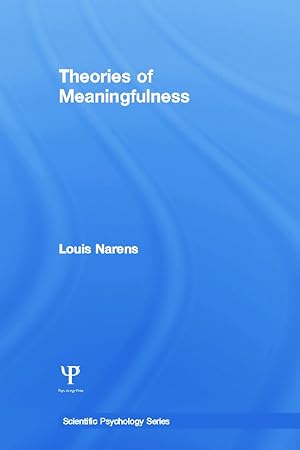 Bild des Verkufers fr Narens, L: Theories of Meaningfulness zum Verkauf von moluna