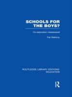 Bild des Verkufers fr Mahony, P: Schools for the Boys? zum Verkauf von moluna