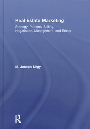 Imagen del vendedor de Sirgy, M: Real Estate Marketing a la venta por moluna