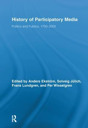 Seller image for History of Participatory Media for sale by moluna