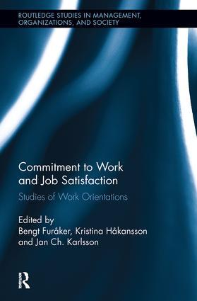 Bild des Verkufers fr Commitment to Work and Job Satisfaction zum Verkauf von moluna