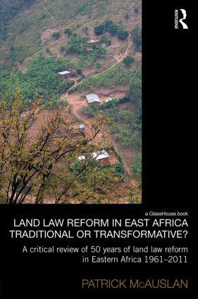 Bild des Verkufers fr McAuslan, P: Land Law Reform in Eastern Africa: Traditional zum Verkauf von moluna
