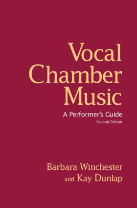 Seller image for Winchester, B: Vocal Chamber Music for sale by moluna