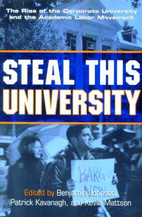 Image du vendeur pour Johnson, B: Steal This University mis en vente par moluna