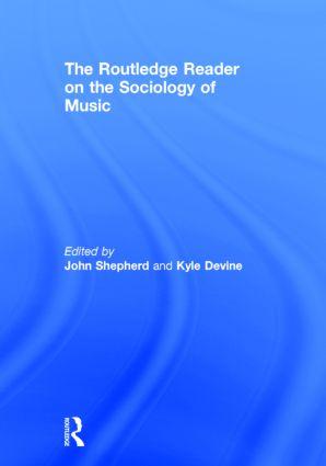 Bild des Verkufers fr The Routledge Reader on the Sociology of Music zum Verkauf von moluna