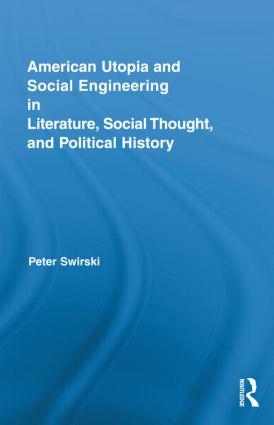 Seller image for Swirski, P: American Utopia and Social Engineering in Litera for sale by moluna
