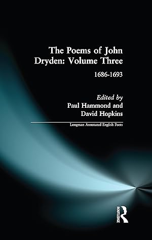 Seller image for Hammond, P: The Poems of John Dryden: Volume Three for sale by moluna