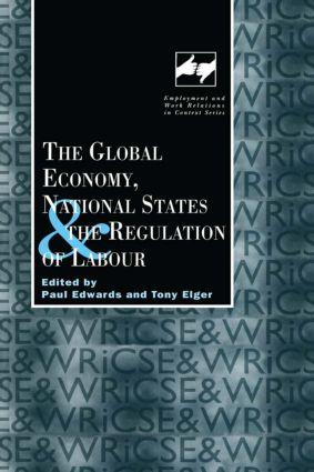 Bild des Verkufers fr Edwards, P: Global Economy, National States and the Regulati zum Verkauf von moluna