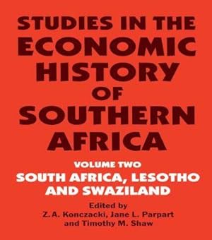 Seller image for Konczacki, Z: Studies in the Economic History of Southern Af for sale by moluna