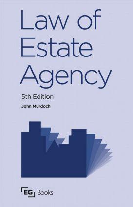 Seller image for Murdoch, J: Law of Estate Agency for sale by moluna