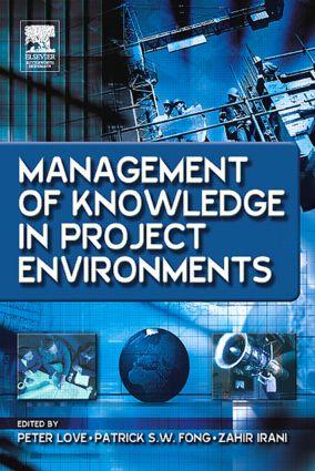 Imagen del vendedor de Management of Knowledge in Project Environments a la venta por moluna