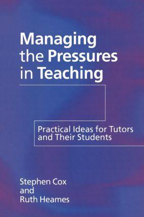 Seller image for Cox, S: Managing the Pressures of Teaching for sale by moluna