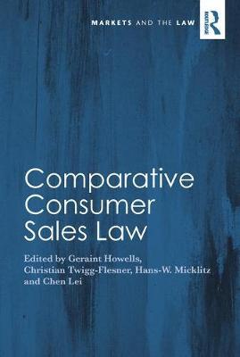 Immagine del venditore per Howells, G: Comparative Consumer Sales Law venduto da moluna