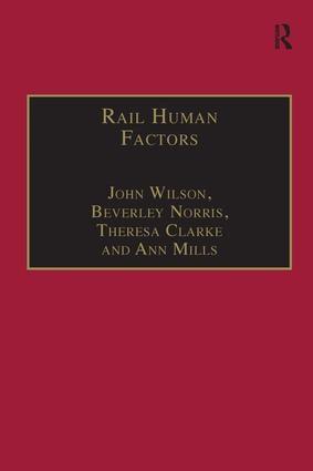 Image du vendeur pour Wilson, J: Rail Human Factors mis en vente par moluna