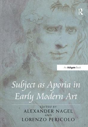 Bild des Verkufers fr Subject as Aporia in Early Modern Art zum Verkauf von moluna