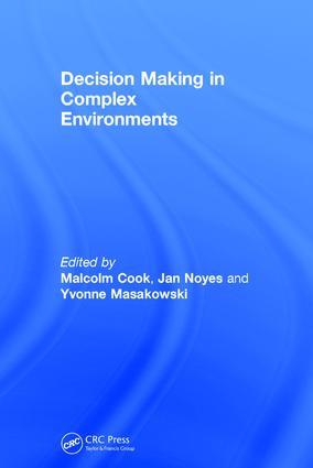 Immagine del venditore per Noyes, J: Decision Making in Complex Environments venduto da moluna