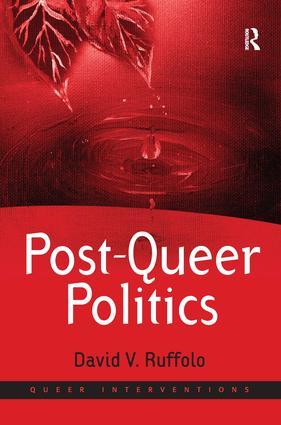 Image du vendeur pour Ruffolo, D: Post-Queer Politics mis en vente par moluna