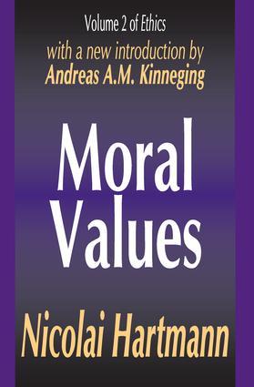 Seller image for Hartmann, N: Moral Values for sale by moluna