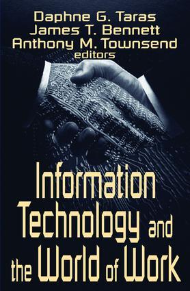 Imagen del vendedor de Taras, D: Information Technology and the World of Work a la venta por moluna