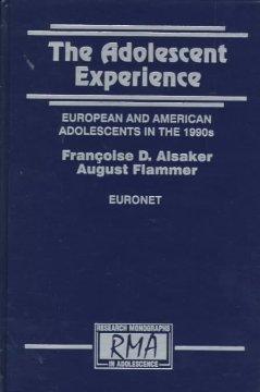 Bild des Verkufers fr Flammer, A: The Adolescent Experience zum Verkauf von moluna