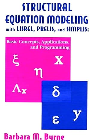 Immagine del venditore per Byrne, B: Structural Equation Modeling With Lisrel, Prelis, venduto da moluna