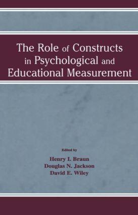 Seller image for The Role of Constructs in Psychological and Educational Meas for sale by moluna