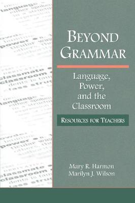 Seller image for Harmon, M: Beyond Grammar for sale by moluna