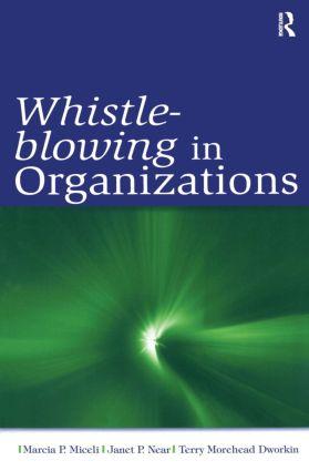 Immagine del venditore per Miceli, M: Whistle-Blowing in Organizations venduto da moluna