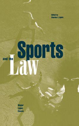 Seller image for Quirk, C: Sports and the Law for sale by moluna