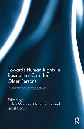 Seller image for Towards Human Rights in Residential Care for Older Persons for sale by moluna