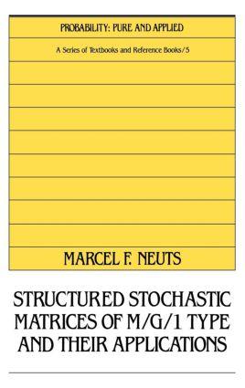 Imagen del vendedor de Neuts: Structured Stochastic Matrices of M/G/1 Type and Thei a la venta por moluna