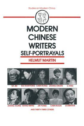 Bild des Verkufers fr Martin, H: Modern Chinese Writers: Self-portrayals zum Verkauf von moluna