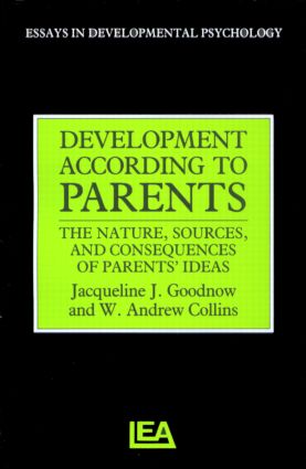 Imagen del vendedor de Collins, W: Development According to Parents a la venta por moluna