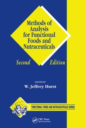 Bild des Verk�ufers f�r Methods of Analysis for Functional Foods and Nutraceuticals zum Verkauf von moluna
